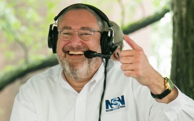 Nachum Segal had been broadcasting from the studio that was destroyed in the fire since 2002. (Courtesy/ via JTA) Nachum Segal had been broadcasting from the studio that was destroyed in the fire since 2002. (Courtesy/ via JTA)