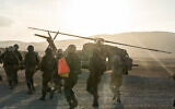 Nahal Brigade troops are seen during an exercise, November 2, 2021. (Israel Defense Forces)