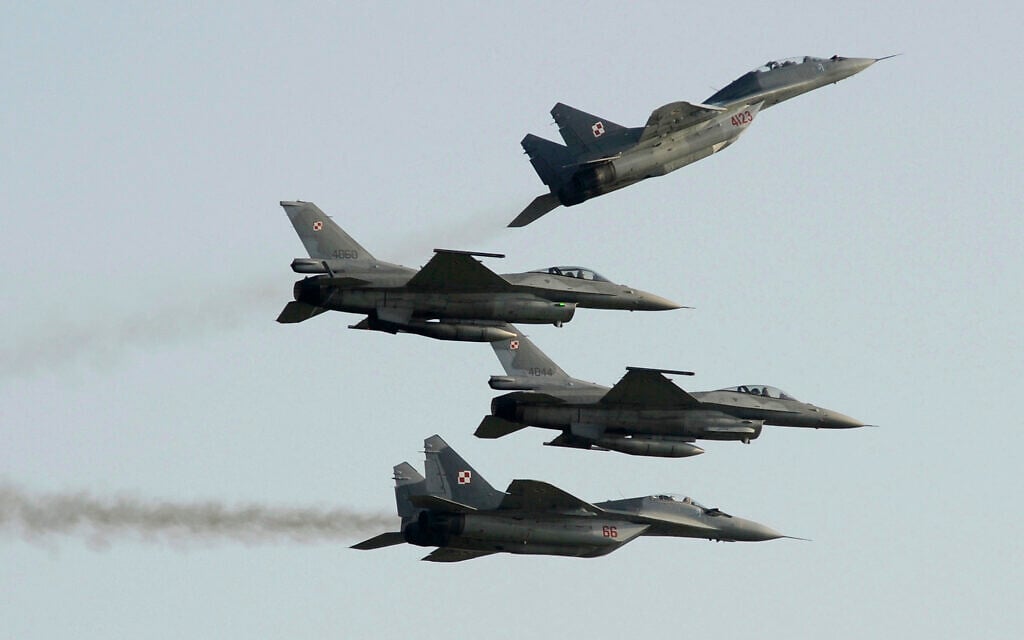 Poland says it downed Russian drones that violated its airspace during attack on Ukraine