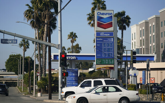 Gas prices are displayed at a gas station in Long Beach, California, March 9, 2022. (Ashley Landis/AP) Gas prices are displayed at a gas station in Long Beach, California, March 9, 2022. (Ashley Landis/AP)