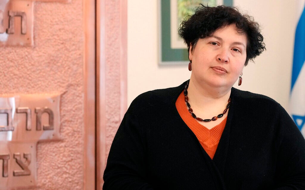 Rabbi Julia Gris, who led a Progressive Jewish congregation in Odessa, Ukraine, visits a synagogue in Warsaw, Poland, March 12, 2022. (AP Photo/Czarek Sokolowski) Rabbi Julia Gris, who led a Progressive Jewish congregation in Odessa, Ukraine, visits a synagogue in Warsaw, Poland, March 12, 2022. (AP Photo/Czarek Sokolowski)