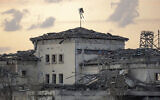 A house damaged by an Iranian ballistic missile attack is seen in Irbil, Iraq, March 13, 2022. (AP Photo/Ahmed Mzoori, Metrography, File)