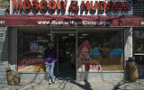 Gleb Gavrilov, owner of Moscow on the Hudson, stands in front of his store in New York, on March 16, 2022. (AP Photo/Seth Wenig)