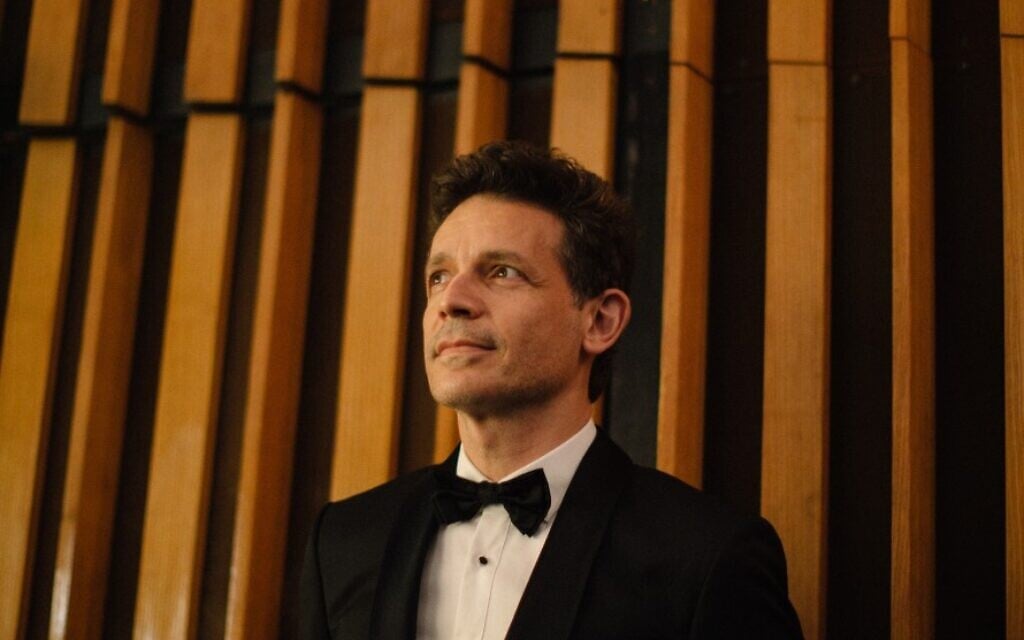 Daniel Burman, director of Amazon Prime Video series 'Yosi, the Regretful Spy' at the Berlinale, February 2022. (Stefanie Schmid-Rincon)