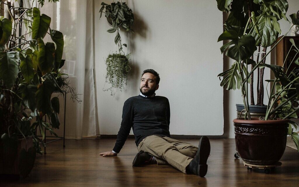 Daniel Sourani photographed for the 'Periphery' exhibition at UJA Toronto. (Liat Aharoni)