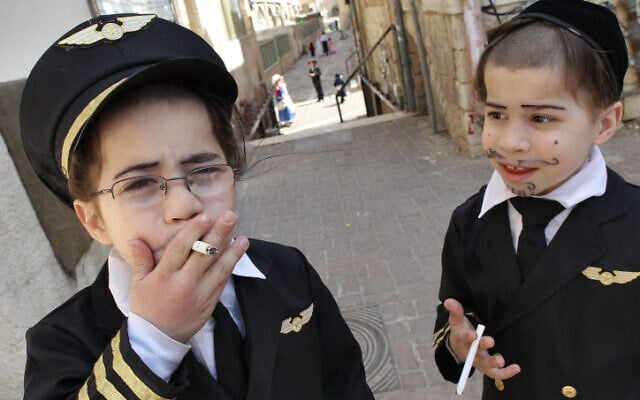 kids smoking cigarettes Cigarettes-for-kids Purim habit among Haredim must stop, pleads government  campaign
