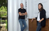 Lior Simon, right, and Gili Raanan, partners at cybersecurity VC fund Cyberstarts. (Yossi Zliger)