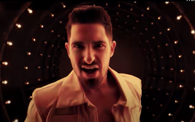 Michael Ben David in the music video of his Eurovision song entry iM released on March 14, 2022. (Screen capture/YouTube) Michael Ben David in the music video of his Eurovision song entry iM released on March 14, 2022. (Screen capture/YouTube)