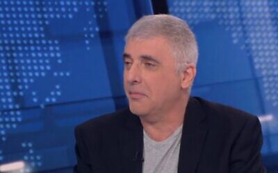 Leonid Nevzlin, March 25, 2022. (Channel 12 screenshot)