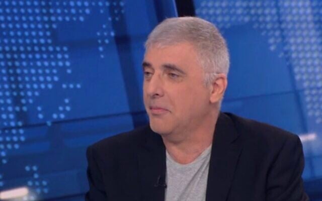 Leonid Nevzlin, March 25, 2022. (Channel 12 screenshot)