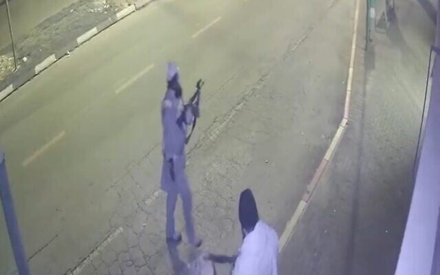 The suspects in a terrorist attack in Hadera, March 27, 2022 (Channel 12 screenshot; used in accordance with Clause 27 of the copyright law) The suspects in a terrorist attack in Hadera, March 27, 2022 (Channel 12 screenshot; used in accordance with Clause 27 of the copyright law)
