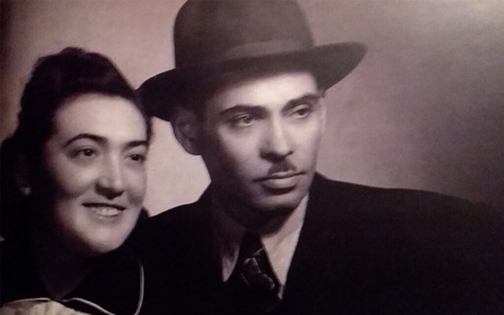 Frida and Shia in Budapest after the war. (Courtesy)