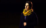 Nazanin Zaghari-Ratcliffe, who was freed from Iran, looks on after landing at RAF Brize Norton, on March 17, 2022, in Brize Norton, England. (Leon Neal/Pool/AFP)