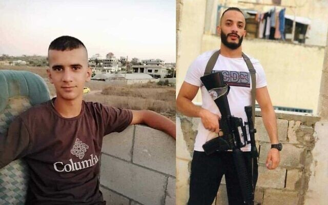 Palestinians Shadi Najm, 19, (left) and Abdullah al-Housri, 22, who were killed in a gun battle with Israeli troops near the West Bank city of Jenin. (social media) Palestinians Shadi Najm, 19, (left) and Abdullah al-Housri, 22, who were killed in a gun battle with Israeli troops near the West Bank city of Jenin. (social media)