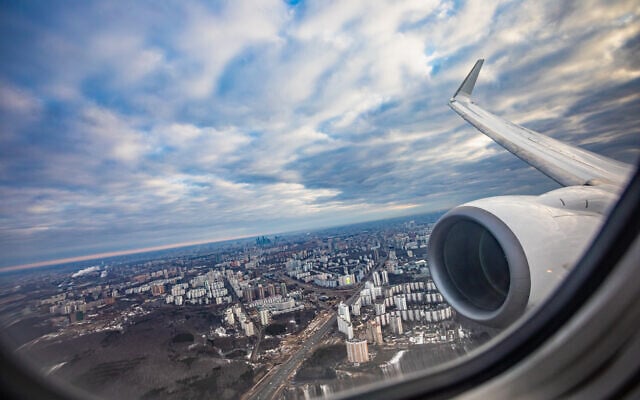 A view from an airplane during landing in Moscow, Russia. April 2021. (Edgar Breshchanov via iStock by Getty Images) A view from an airplane during landing in Moscow, Russia. April 2021. (Edgar Breshchanov via iStock by Getty Images)