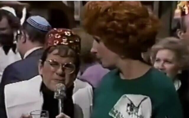 The cold open from the March 17, 1984 episode of 'Saturday Night Live' joking about Purim and St. Patrick's Day. (Screenshot) The cold open from the March 17, 1984 episode of 'Saturday Night Live' joking about Purim and St. Patrick's Day. (Screenshot)