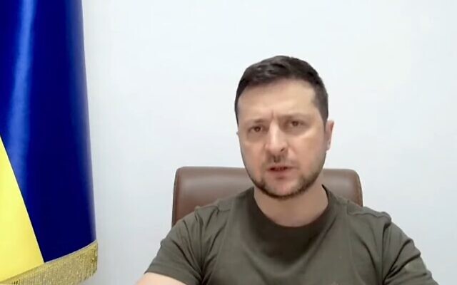 Ukrainian President Volodymyr Zelensky addresses the British parliament, March 8, 2022 (screenshot) Ukrainian President Volodymyr Zelensky addresses the British parliament, March 8, 2022 (screenshot)