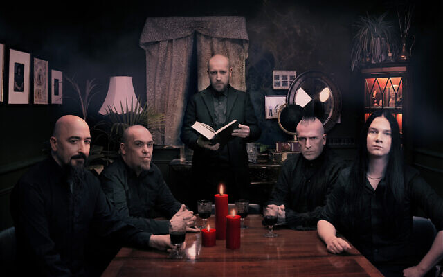 Band members of Paradise Lost, the gothic metal band playing Tel Aviv on April 19, 2022 (Courtesy Anne C. Swallow) Band members of Paradise Lost, the gothic metal band playing Tel Aviv on April 19, 2022 (Courtesy Anne C. Swallow)