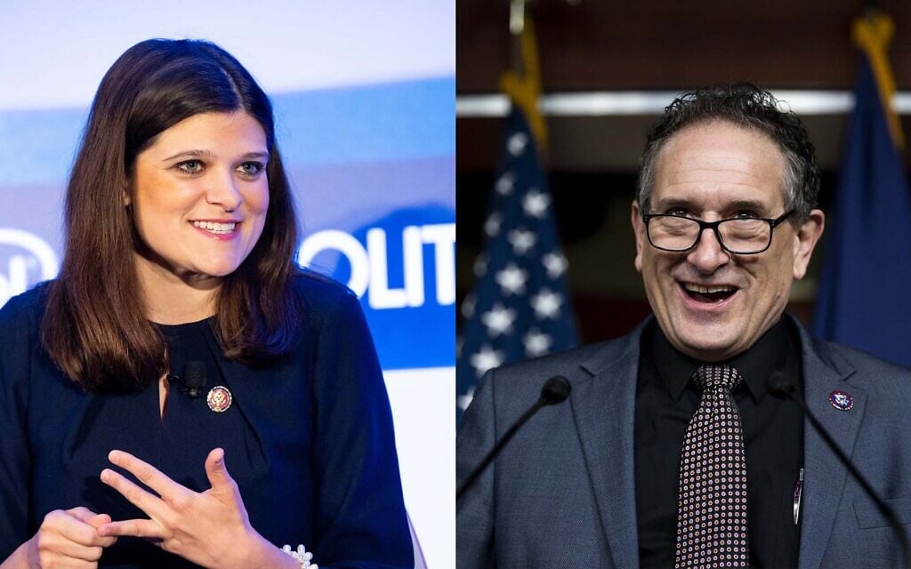 U.S. Representative Haley Stevens (L) and U.S. Representative Rep. Andy Levin (R). (Bill Clark/CQ-Roll Call, Inc via Getty Images/ via JTA) U.S. Representative Haley Stevens (L) and U.S. Representative Rep. Andy Levin (R). (Bill Clark/CQ-Roll Call, Inc via Getty Images/ via JTA)