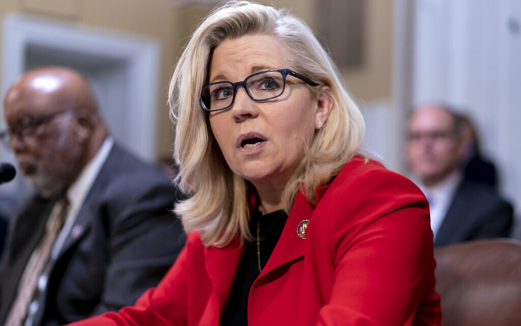 Vice Chair Liz Cheney, R-Wyo. at the Capitol in Washington, DC, on April 4, 2022. Cheney raised almost $3 million in campaign contributions over the first three months of the midterm election year, her campaign said April 11, 2022. (AP Photo/J. Scott Applewhite, File) Vice Chair Liz Cheney, R-Wyo. at the Capitol in Washington, DC, on April 4, 2022. Cheney raised almost $3 million in campaign contributions over the first three months of the midterm election year, her campaign said April 11, 2022. (AP Photo/J. Scott Applewhite, File)
