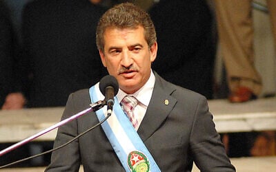 Sergio Uribarri in 2007 (Secretaría de Comunicación del Gobierno de Entre Ríos/Wikimedia commons)