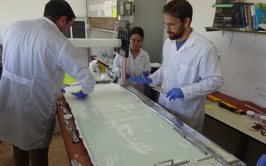 Israeli startup SolCold developed an innovative material that can use the sun's rays to cool structures such as buildings, cars, and other applications to offset heat. (Courtesy)
