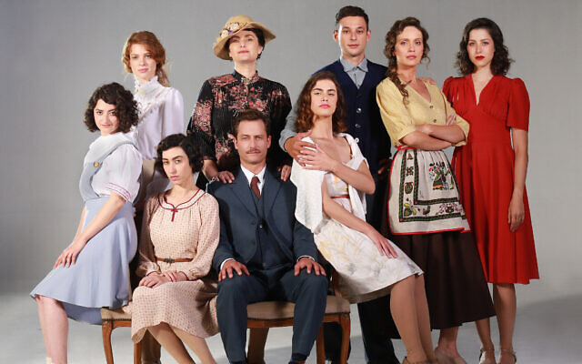 A group shot of the main characters in new costume melodrama 'The Beauty Queen of Jerusalem,' coming to Netflix on May 20, 2022 (Courtesy Yes Studios)