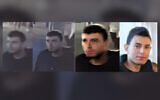 A computer-generated photo composite of Ra’ad Hazem, left, alongside an actual picture of him. (Screen capture: Channel 12)