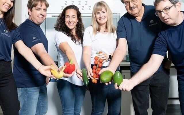 Prof. Amos Nussinovitch, Efrat Boker Ferri and the team behind Sufresca’s tasteless, odourless, edible coatings that help keep produce fresh, reducing waste (Sufresca) Prof. Amos Nussinovitch, Efrat Boker Ferri and the team behind Sufresca’s tasteless, odourless, edible coatings that help keep produce fresh, reducing waste (Sufresca)