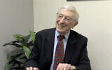 Jewish record executive Art Rupe in an interview with the Rock Hall of Fame in 2011. (Screenshot/YouTube)