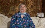 Holocasut survivor Vanda Semyonovna Obiedkova, 91, died in Mariupol earlier in April. (CHABAD OF MARIUPOL / CHABAD.ORG)