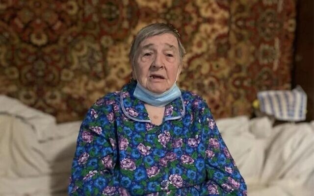 Holocasut survivor Vanda Semyonovna Obiedkova, 91, died in Mariupol earlier in April. (CHABAD OF MARIUPOL / CHABAD.ORG) Holocasut survivor Vanda Semyonovna Obiedkova, 91, died in Mariupol earlier in April. (CHABAD OF MARIUPOL / CHABAD.ORG)