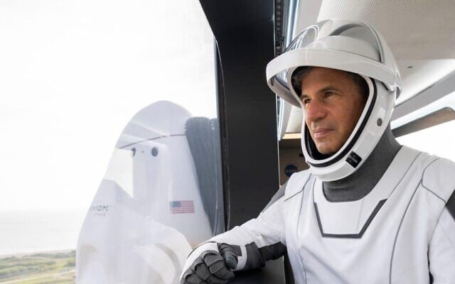 Eytan Stibbe pictured by SpaceX before the April 8 launch of the Dragon spacecraft at Cape Canaveral, Florida. (SpaceX) Eytan Stibbe pictured by SpaceX before the April 8 launch of the Dragon spacecraft at Cape Canaveral, Florida. (SpaceX)
