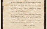 A letter written by Albert Einstein on December 26, 1928, and addressed to 12-year-old Los Angeles resident Arthur L. Cohen, regarding the laws of motion as they relate to his theories of relativity. (Nate D. Sanders Auctions)