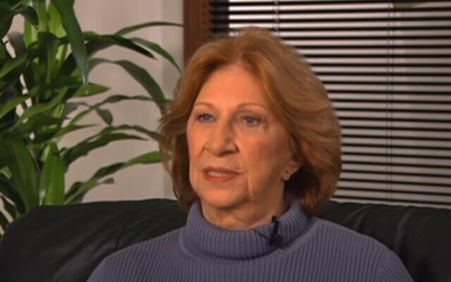 Liz Sheridan. (Video screenshot) Liz Sheridan. (Video screenshot)