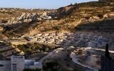 A view of construction work in the Jewish settlement of Givat Ze'ev, between Jerusalem and Ramallah, in the West Bank on May 10, 2022. (Ahmad Gharabali/AFP)