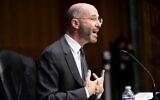 Robert Malley, the Biden administration special envoy for Iran, testifies about the JCPOA during a hearing of the Senate Foreign Relations Committee on Capitol Hill, May 25, 2022, in Washington, DC. (Brendan Smialowski/AFP)
