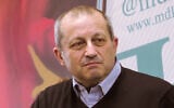 Russian-born former Israeli diplomat Yaakov Kedmi in Moscow in 2017. (Wikipedia CC-BY-SA-4.0)