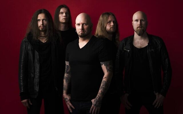 Finnish metal band Swallow the Sun will return to perform on May 21, 2022 in Israel (Courtesy Jussi Portraits) Finnish metal band Swallow the Sun will return to perform on May 21, 2022 in Israel (Courtesy Jussi Portraits)