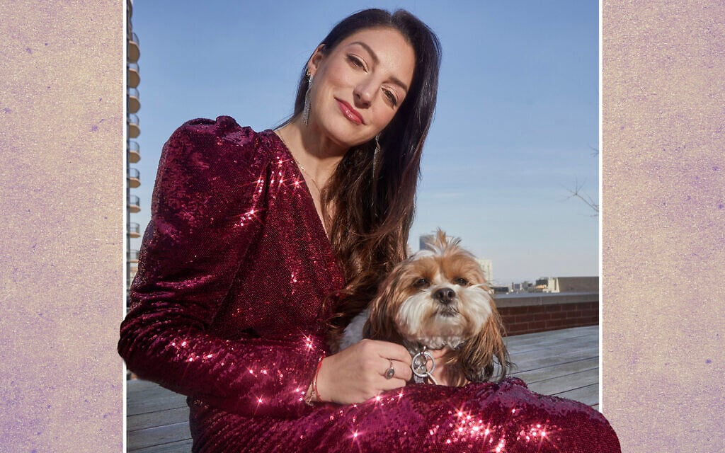 Rebecca Eisenstadt uses social media to connect with her students and stay on top of their personal lives, often featuring and celebrating them on her account @myhotrabbi or her dog's account @barkmitzvahtutor. (Alex Korolkovas/ via JTA)