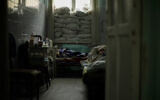 Patients rest at Pokrovsk hospital in Pokrovsk, eastern Ukraine, May 22, 2022. (AP Photo/Francisco Seco)