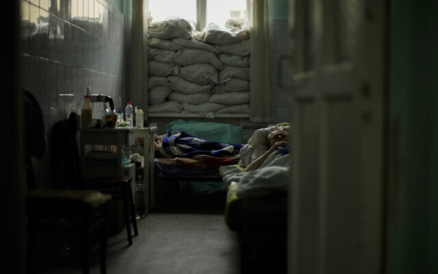 Patients rest at Pokrovsk hospital in Pokrovsk, eastern Ukraine, May 22, 2022. (AP Photo/Francisco Seco) Patients rest at Pokrovsk hospital in Pokrovsk, eastern Ukraine, May 22, 2022. (AP Photo/Francisco Seco)