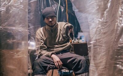 Picture of a wounded soldier in the besieged Mariupol steel factory distributed May 10, 2022, by Ukraine's Azov Regiment via social media. (Via Twitter)