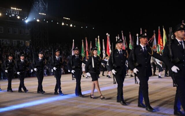 The 74th Independence Day ceremony, held at Mount Herzl, Jerusalem on May 04, 2022 (Yonatan Sindel/Flash90)