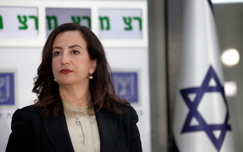 Meretz MK Ghaida Rinawie Zoabi. (Ariel Jerozolimski)