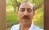 Iranian Mansour Rasouli denies being involved in an attempt to assassinate an Israeli diplomat in Turkey, in a video aired May 8, 2022 (video screenshot)