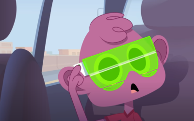 Kawkabani, star of an animated series launched by Qatar's first animation studio Nefaish Animation ahead of the World Cup in Qatar. (YouTube)