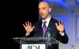 Anti-Defamation League CEO Jonathan Greenblatt speaks at the group's 2018 National Leadership Summit in Washington, DC. (Michael Brochstein/SOPA Images/LightRocket/Getty Images via JTA)