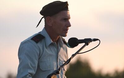 Brigadier-General Rafi Milo in an undated photograph published by the military on May 19, 2022. (Israel Defense Forces)