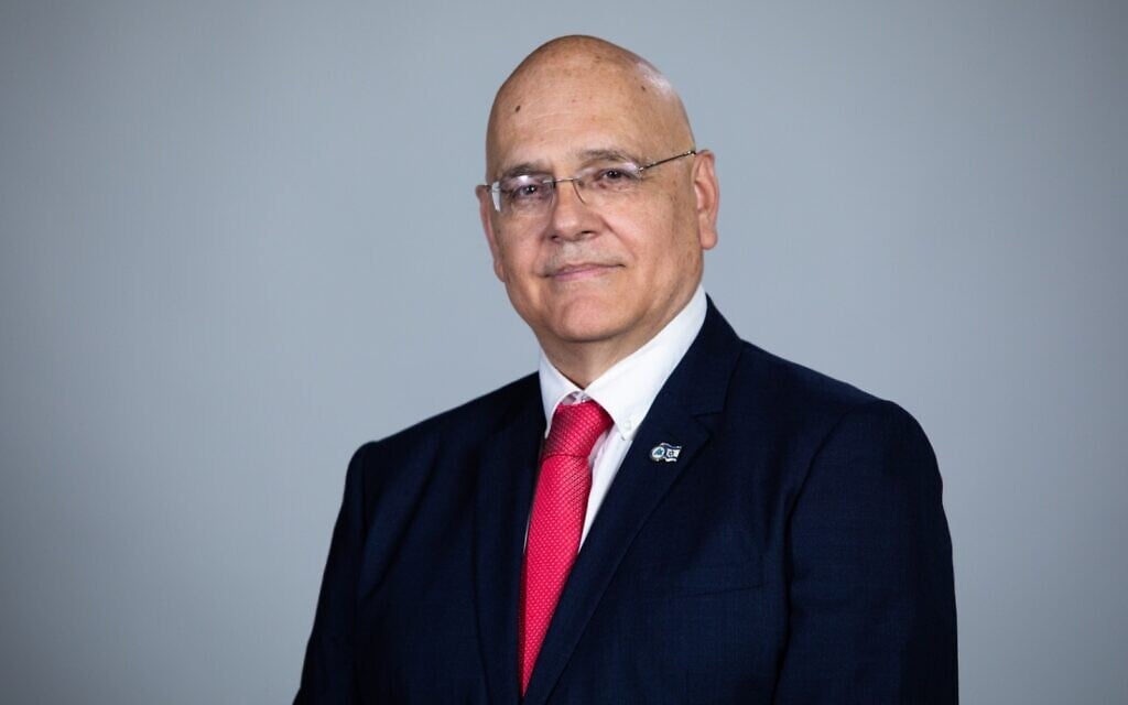 Former Israel Police major, athlete, and current Israel Athletics Association head, Ami Baran. (Courtesy IAA)